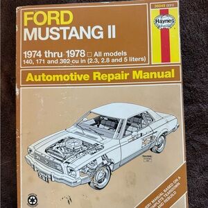 Hanes Automotive Repair Manual - Ford Mustang II